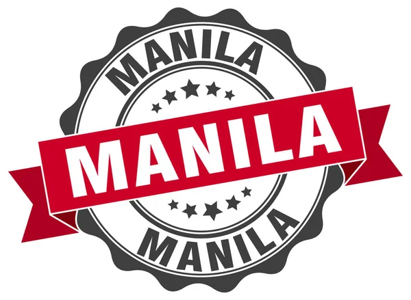 Manila okrągły foka pręgowana — Wektor stockowy