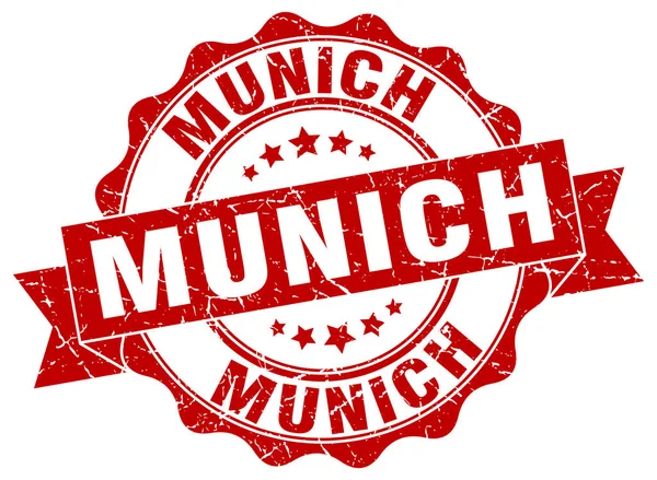 Munich okrągły foka pręgowana — Wektor stockowy