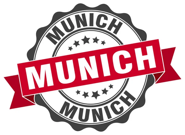 Meterai pita bulat Munich - Stok Vektor