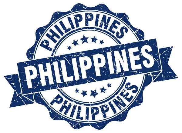 Ruban rond Philippines joint — Image vectorielle