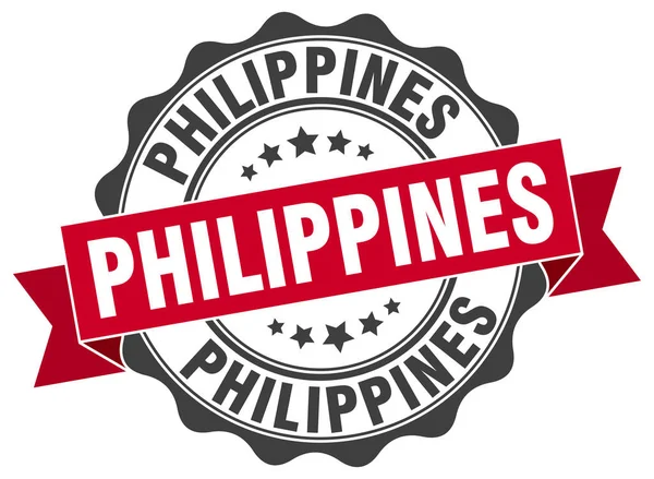 Ruban rond Philippines joint — Image vectorielle