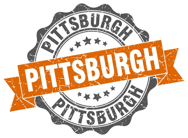 Pittsburgh, kerek szalagos fóka — Stock Vector