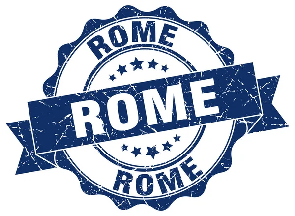 Rome ronde lint zegel — Stockvector
