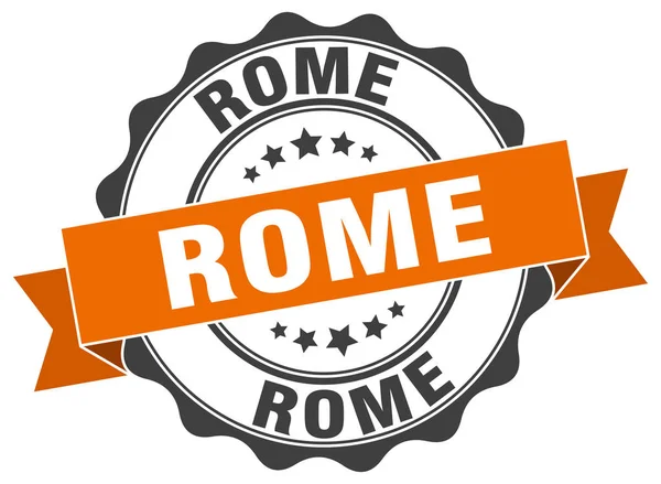 Roma şerit mühür yuvarlak — Stok Vektör