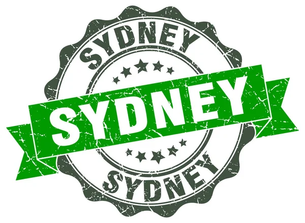 Sydney Rundbandsiegel — Stockvektor