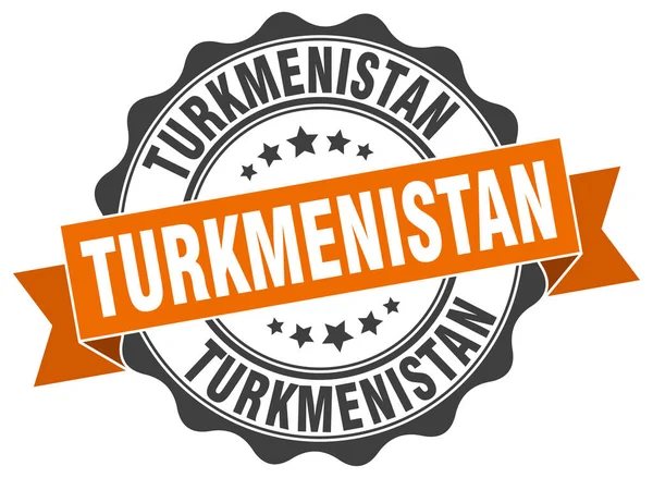 Turkmenistán kolo pásu těsnění — Stockový vektor