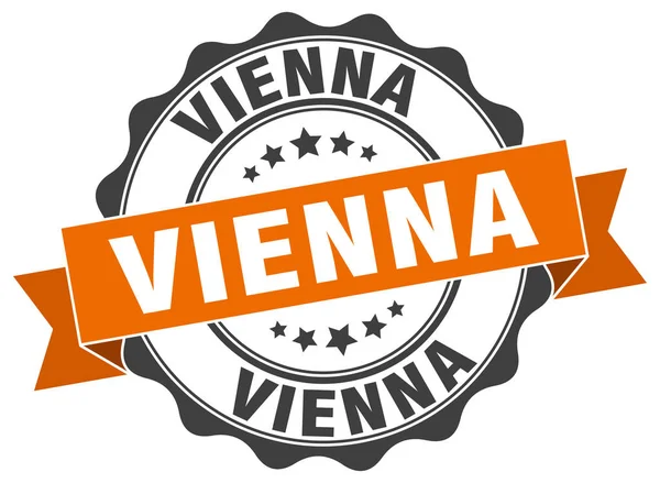 Vienna okrągły foka pręgowana — Wektor stockowy