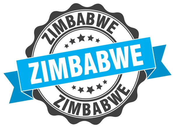 Simbabwe Rundbandsiegel — Stockvektor