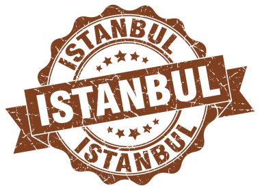 Istanbul şerit mühür yuvarlak
