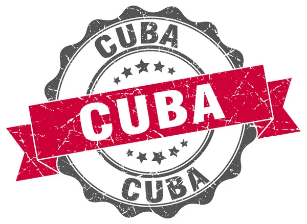 Cuba ruban rond joint — Image vectorielle