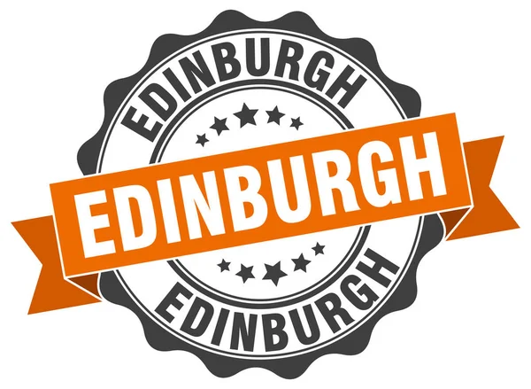 Edinburgh runda band seal — Stock vektor