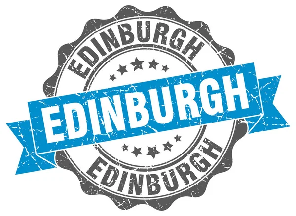 Edinburgh runda band seal — Stock vektor