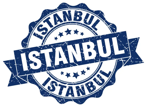Istanbul okrągły foka pręgowana — Wektor stockowy