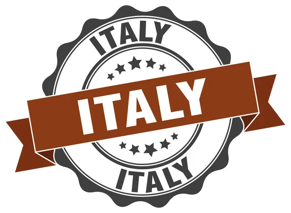 Italien runt band seal — Stock vektor