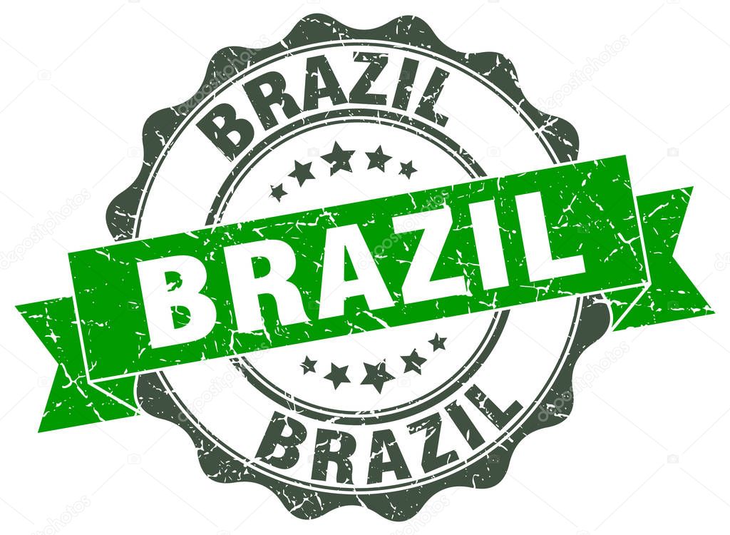 Brazil round ribbon seal