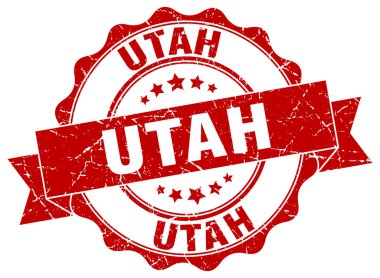 Utah şerit mühür yuvarlak