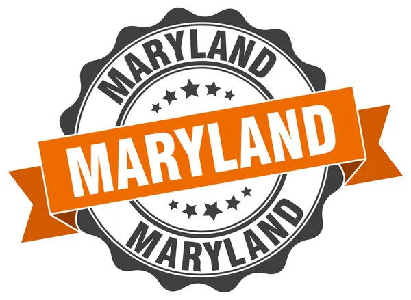 Maryland runda band seal — Stock vektor