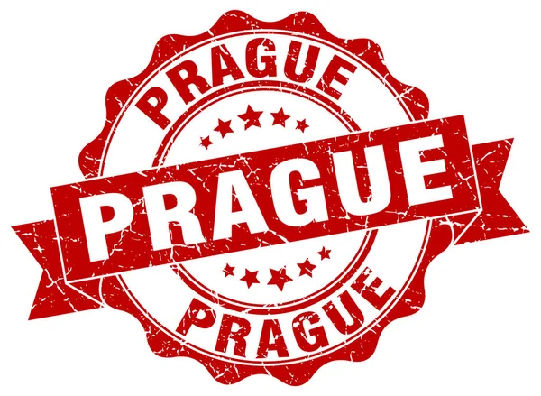 Praga, okrągły foka pręgowana — Wektor stockowy