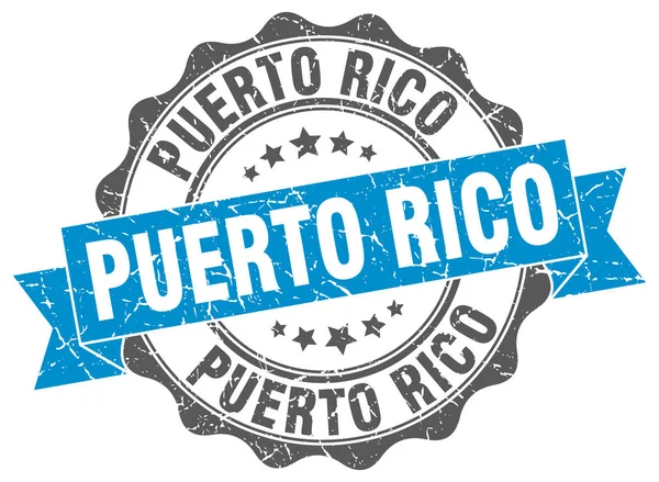 Puerto Rico okrągły foka pręgowana — Wektor stockowy