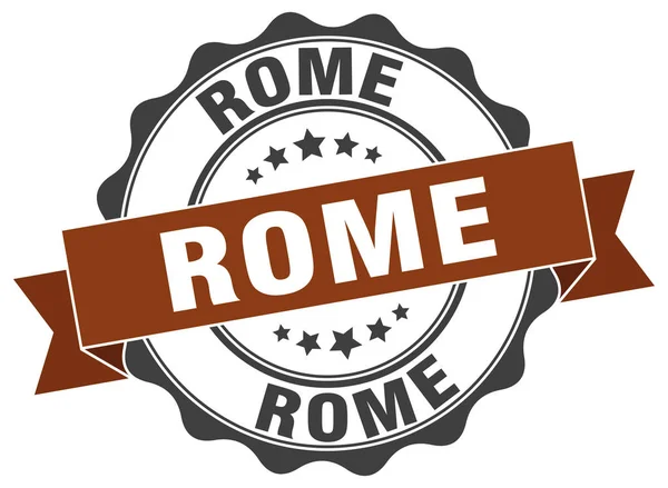 Rome ronde lint zegel — Stockvector