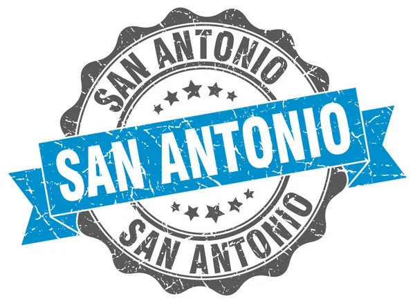 San Antonio selo fita redonda —  Vetores de Stock