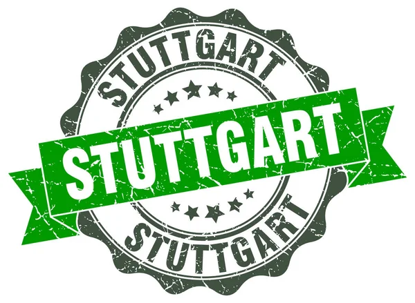 Stuttgart Rundbandsiegel — Stockvektor