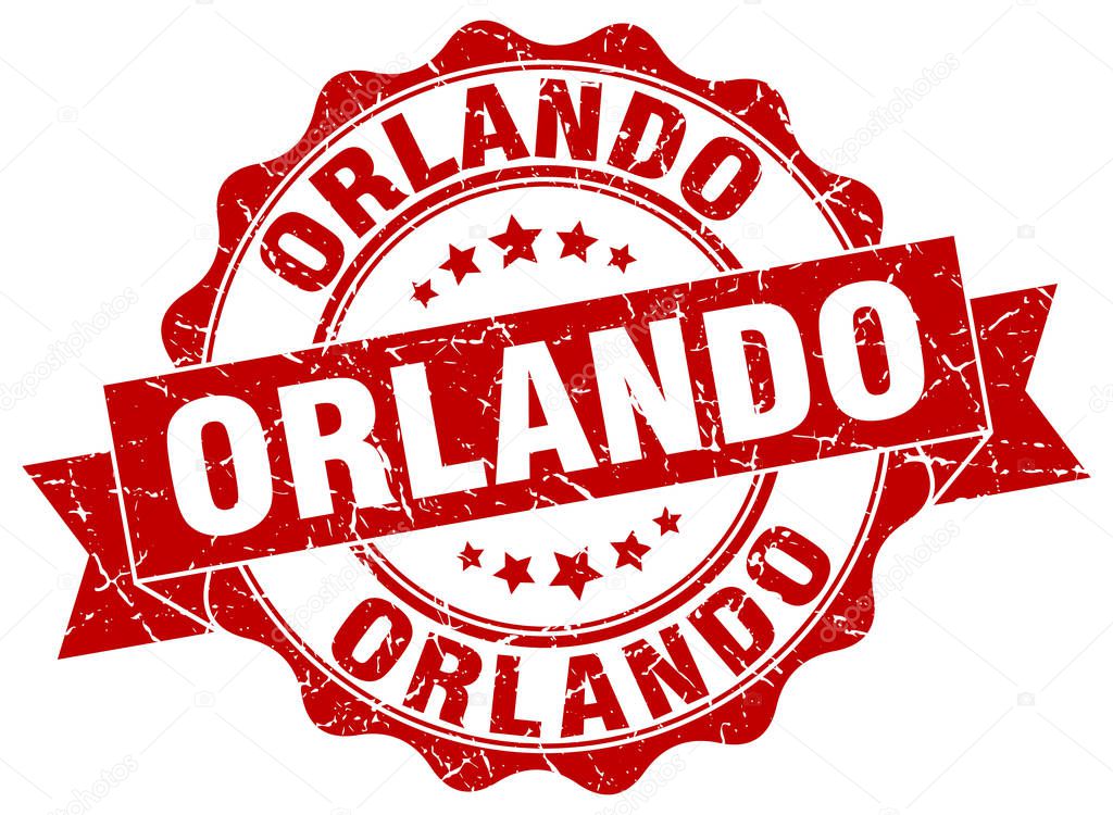 Orlando round ribbon seal