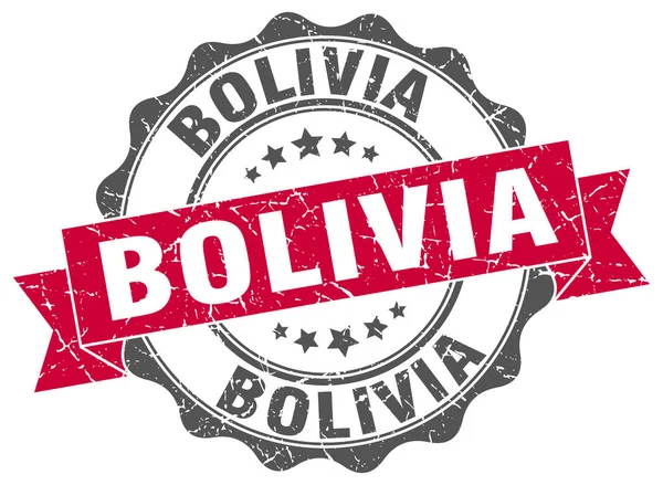 Sello de cinta redonda Bolivia — Archivo Imágenes Vectoriales