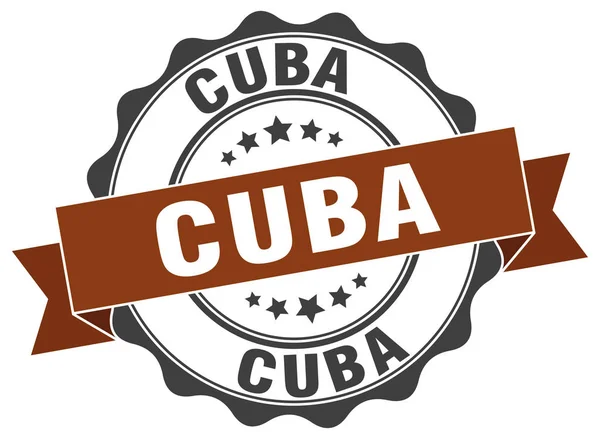 Cuba ruban rond joint — Image vectorielle