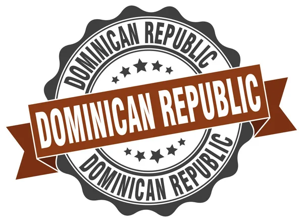 Домініканська Республіка круглі крилатка — стоковий вектор