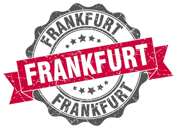 Frankfurt nad Mohanem kolo pásu těsnění — Stockový vektor