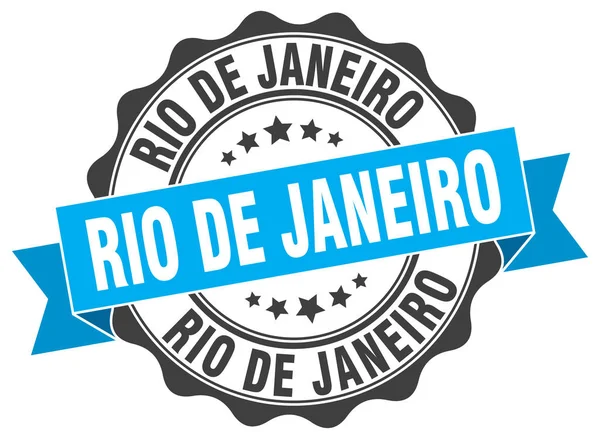 Rio de Janeiro Rundbandsiegel — Stockvektor