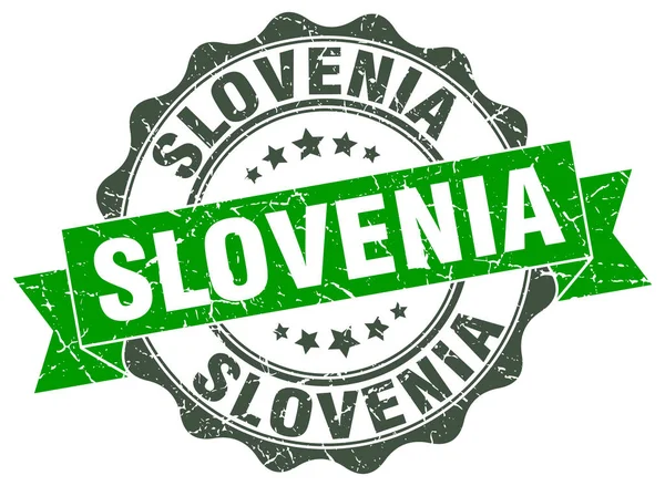 Словенская круглая лента — стоковый вектор