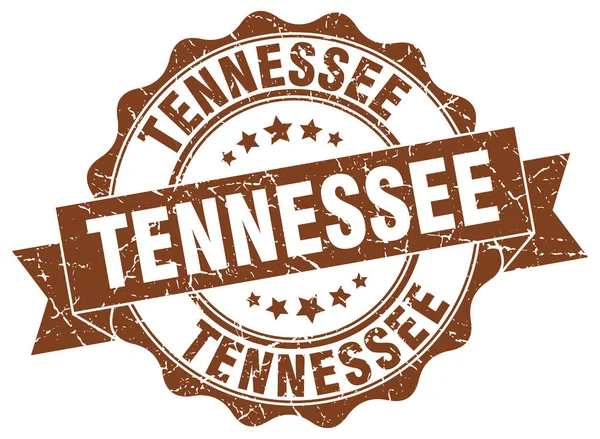 Tennessee ronde lint zegel — Stockvector