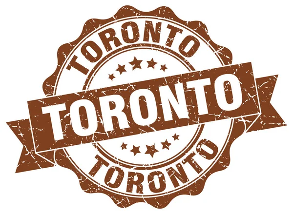 Toronto ronde lint zegel — Stockvector