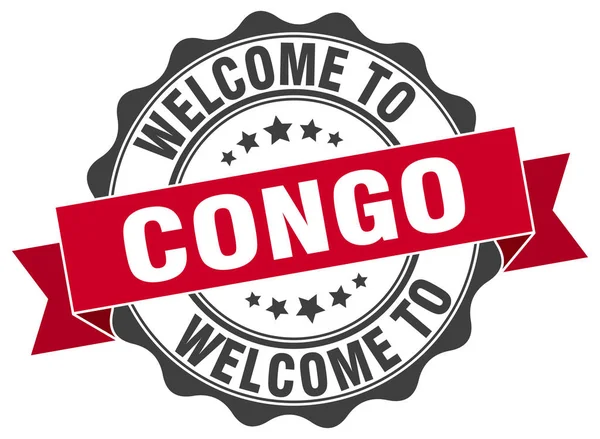 Круглая лента Конго — стоковый вектор