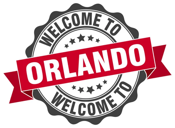 Orlando selo fita redonda —  Vetores de Stock