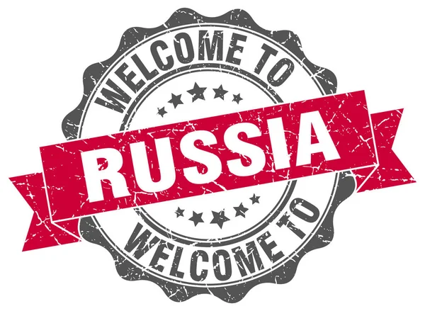 Rusko kolem pásu těsnění — Stockový vektor