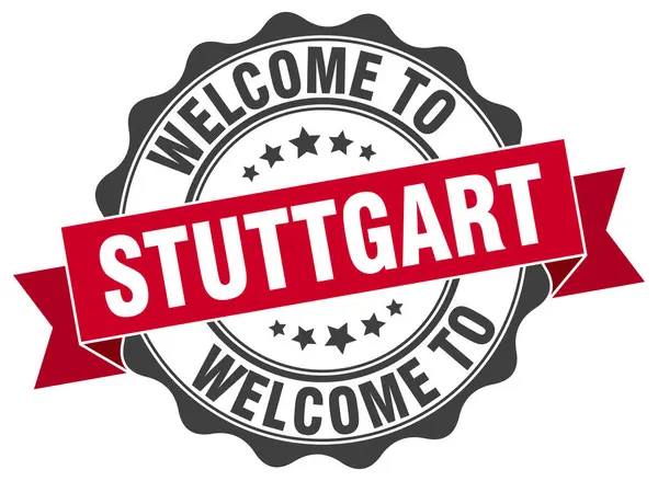 Stuttgart Rundbandsiegel — Stockvektor