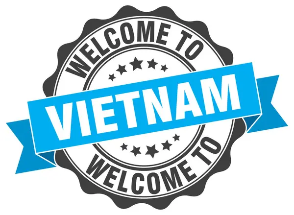 Vietnam Rundbandsiegel — Stockvektor