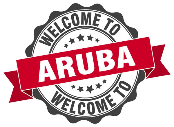 Ruban rond Aruba joint — Image vectorielle