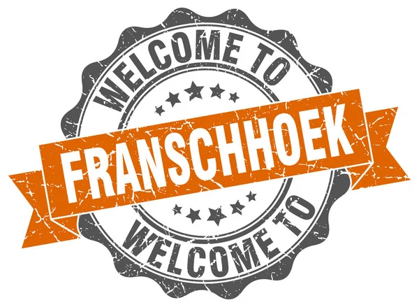 Franschhoek kolo pásu těsnění — Stockový vektor