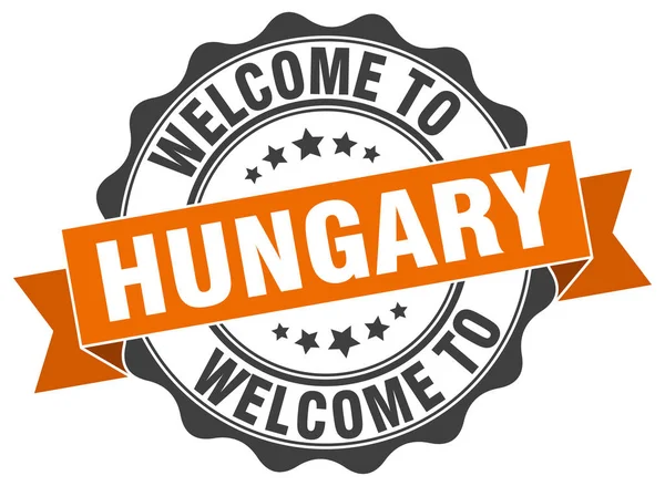 Ungheria guarnizione nastro rotondo — Vettoriale Stock