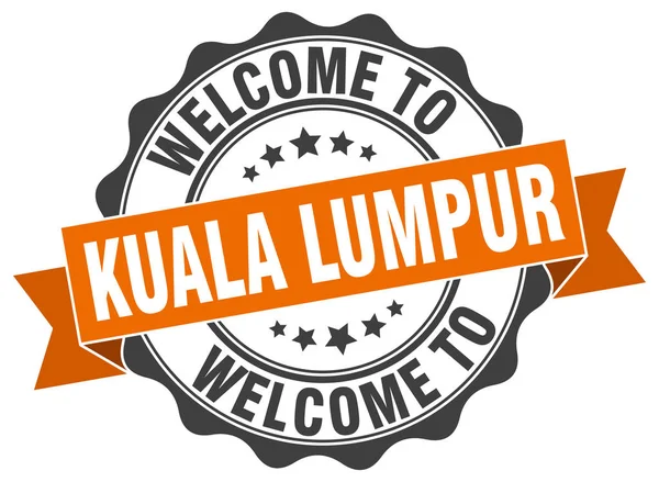 Ruban rond Kuala Lumpur joint — Image vectorielle