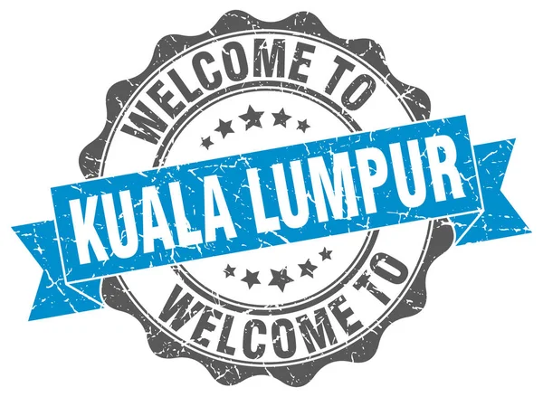Ruban rond Kuala Lumpur joint — Image vectorielle