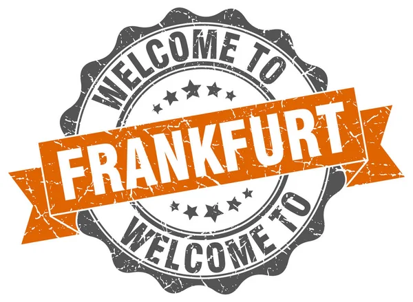 Selo de fita redonda Frankfurt —  Vetores de Stock