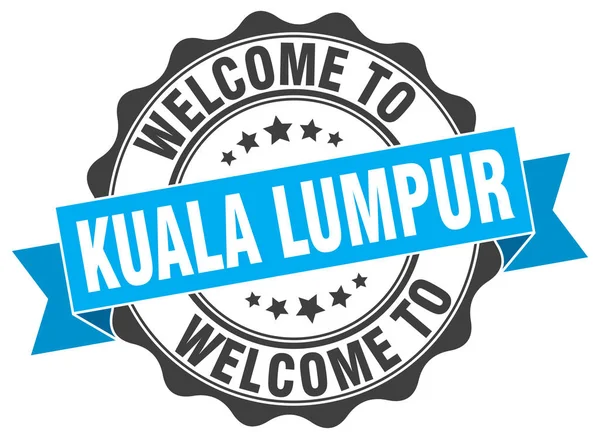 Kuala Lumpur kerek szalagos fóka — Stock Vector