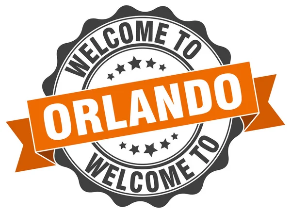 Orlando selo fita redonda —  Vetores de Stock