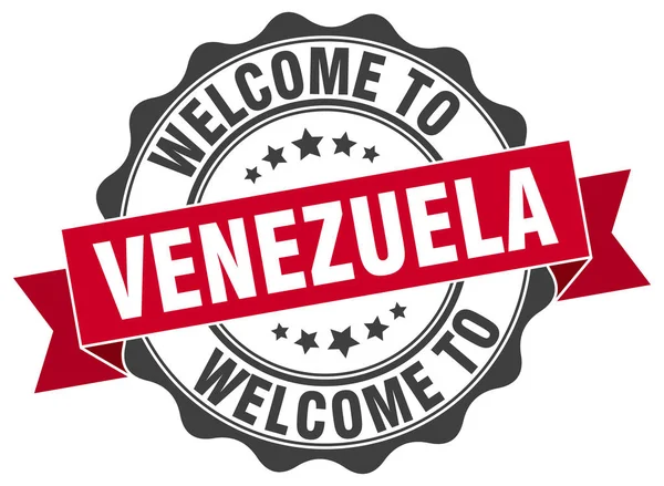 Wenezuela okrągły foka pręgowana — Wektor stockowy