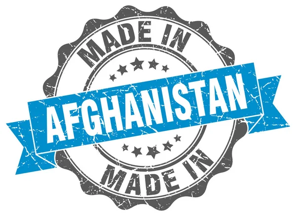 Fabriqué en Afghanistan joint rond — Image vectorielle